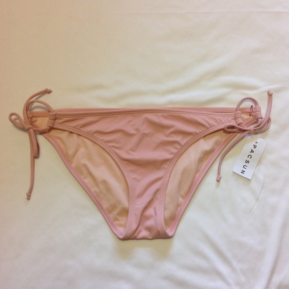 light pink swim bottoms